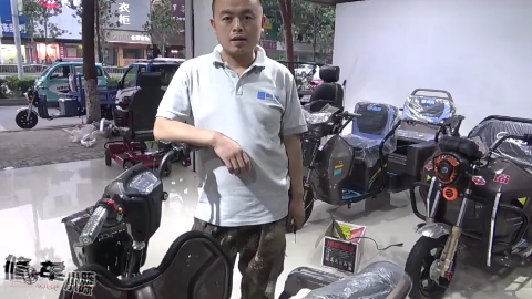 给电动车安装遥控器无钥匙也能启动锁车还能报