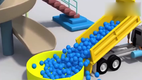 奇趣蛋坐车香蕉车教你认知英语色彩正确发音