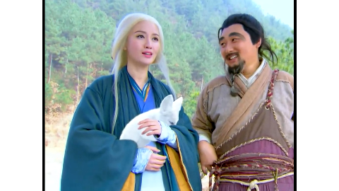 《神雕侠侣》周伯通瑛姑和解三人一起去百花谷,从此作伴了