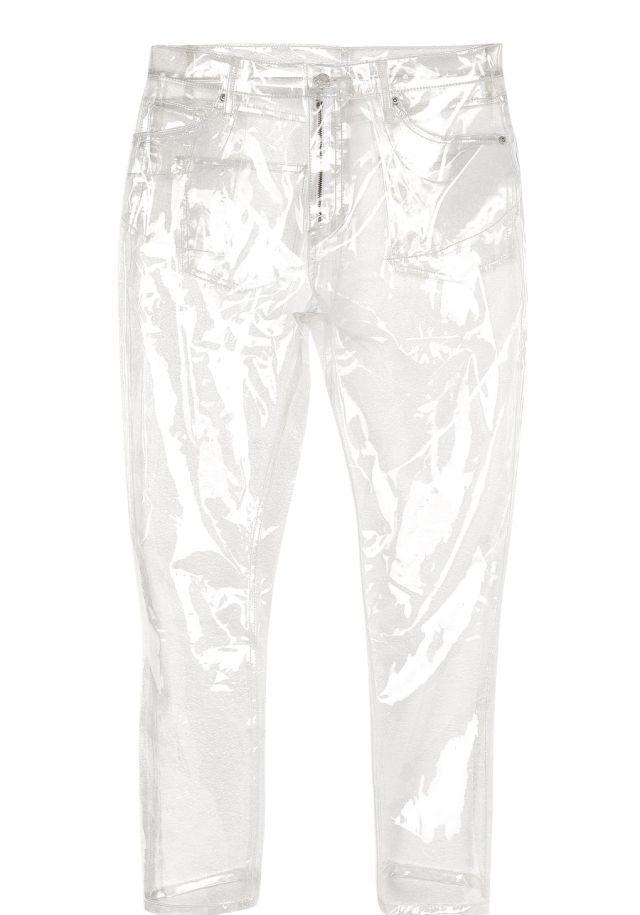 英国推出透明牛仔裤, 到底是雨衣还是时尚? 你会不会买?