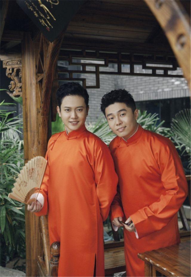 6组德云社当红搭档硬照, 张云雷杨九郎帅出新高度, 图6神似结婚照