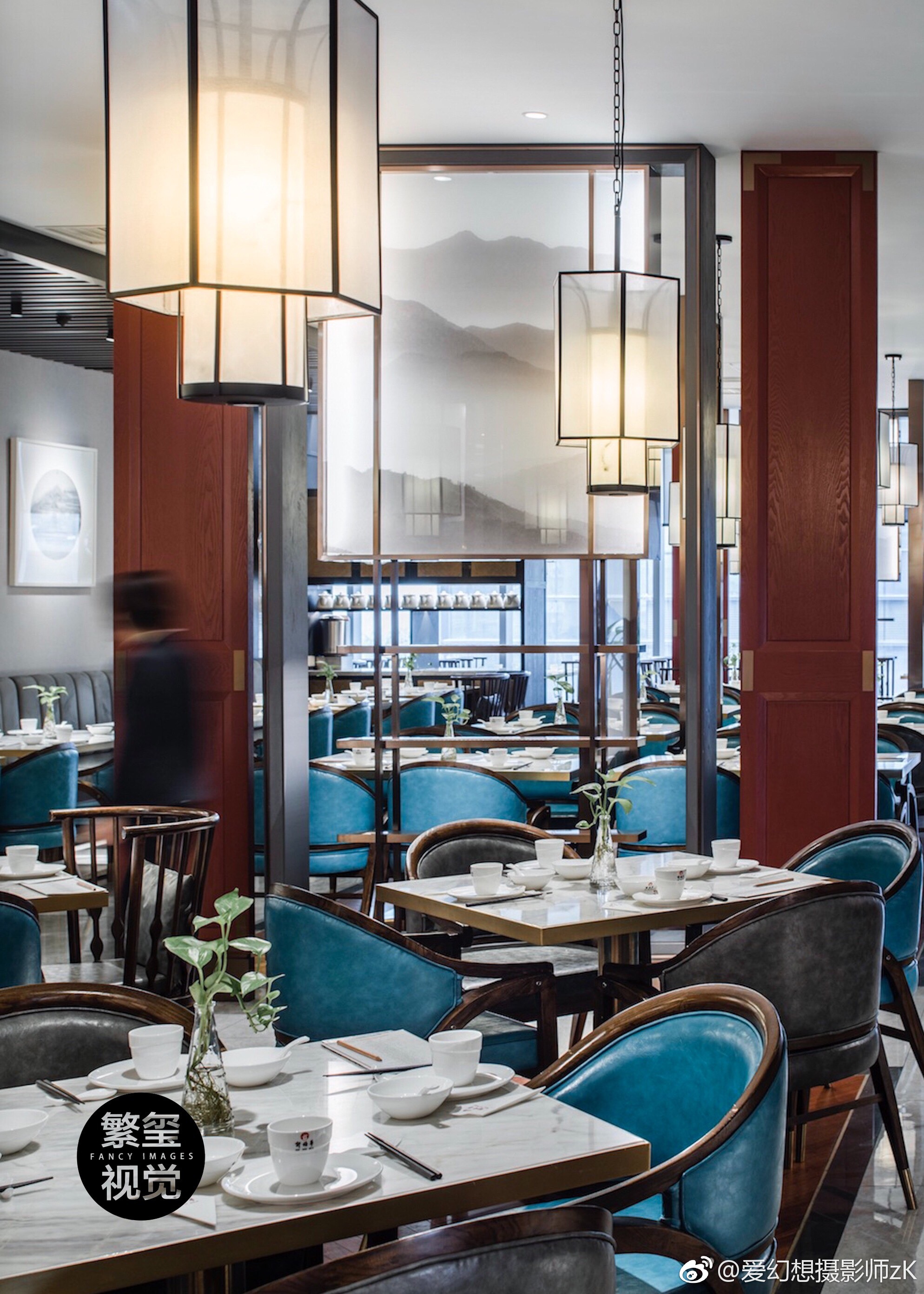 新梅华中餐厅苏州中心店设计:合众合餐饮全案