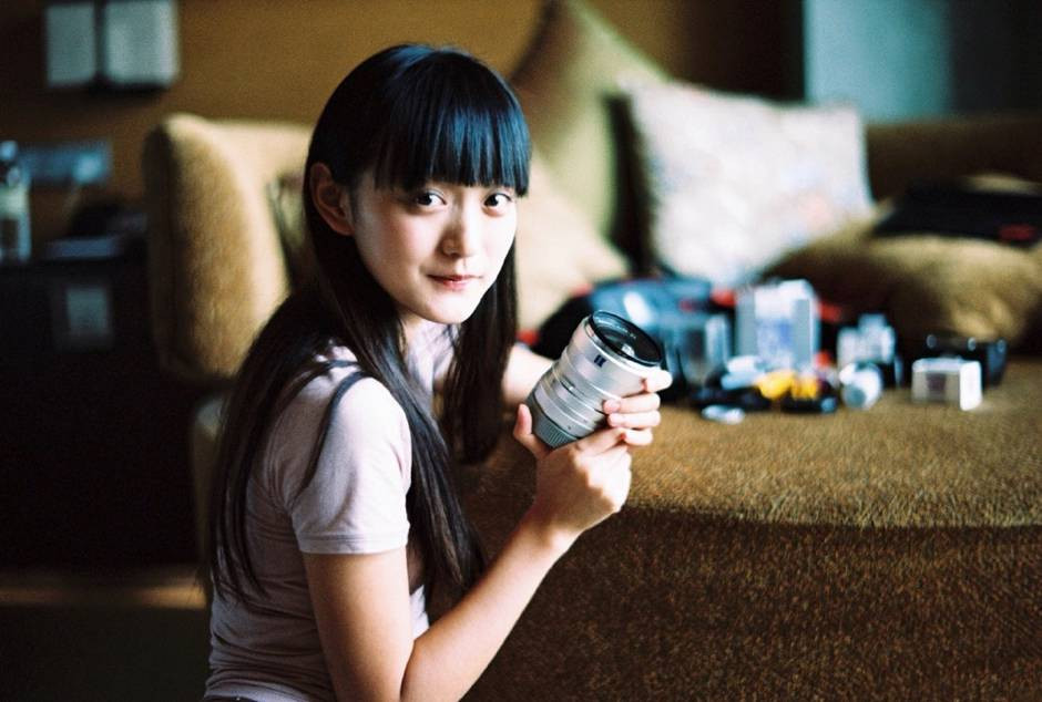 清纯美女何泓姗素颜私房照_新浪看点