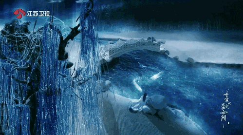 夜神润玉的真身是一条龙,在水中小憩龙尾bulingbuling闪着光,犹如水晶