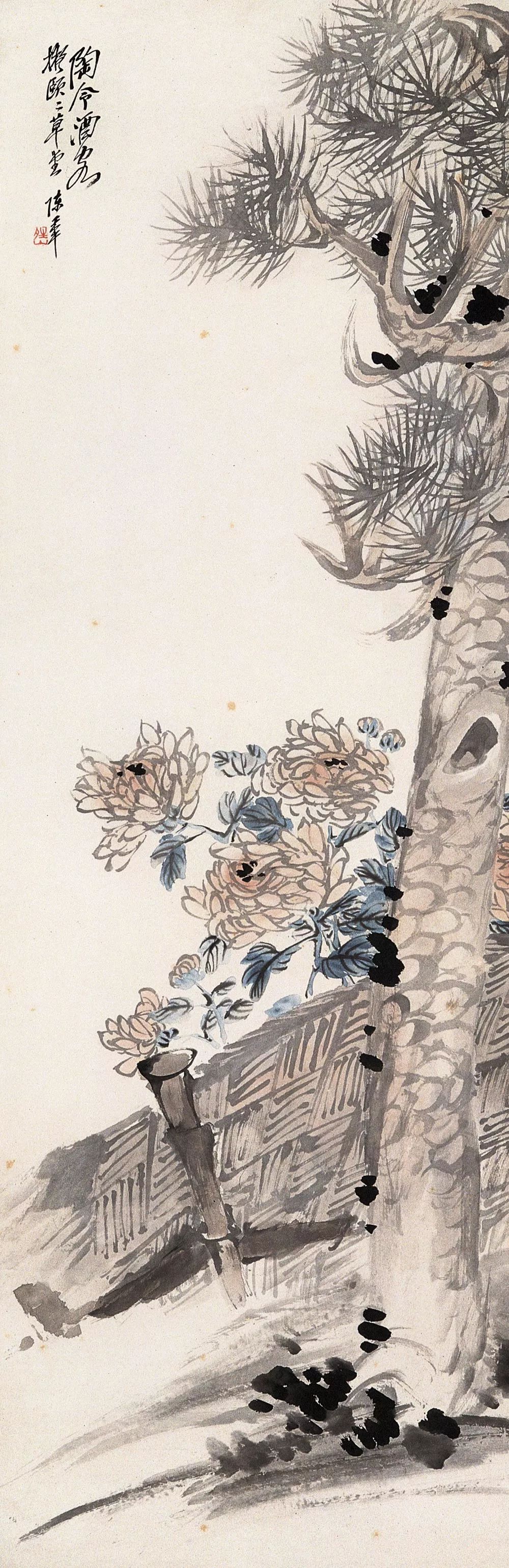 齐白石还将自己的三子齐子如送到半丁门下,成为陈半丁的得意门生.