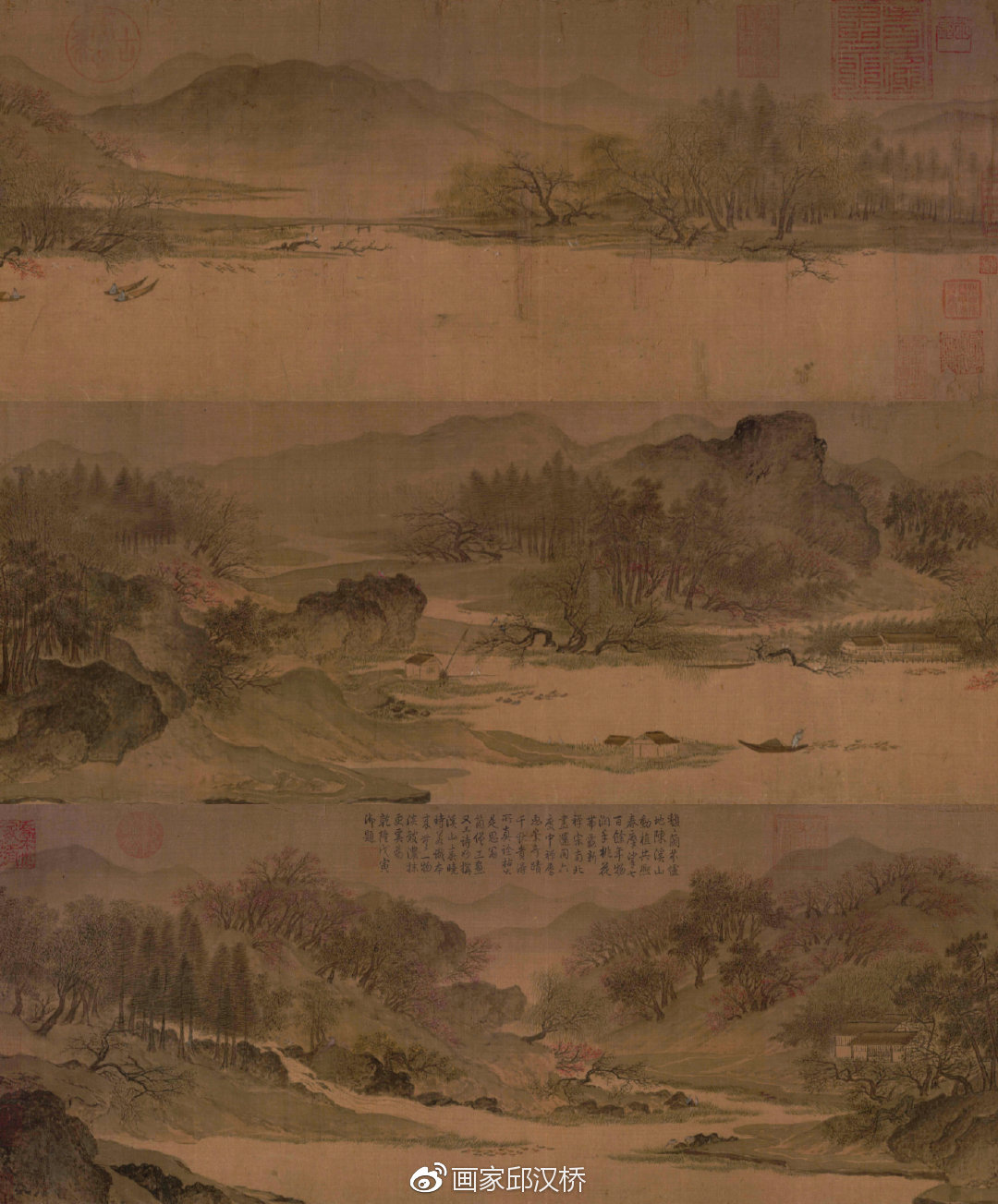 汉桥话画:宋代惠崇《溪山春晓图》秀美雅致的江南小景