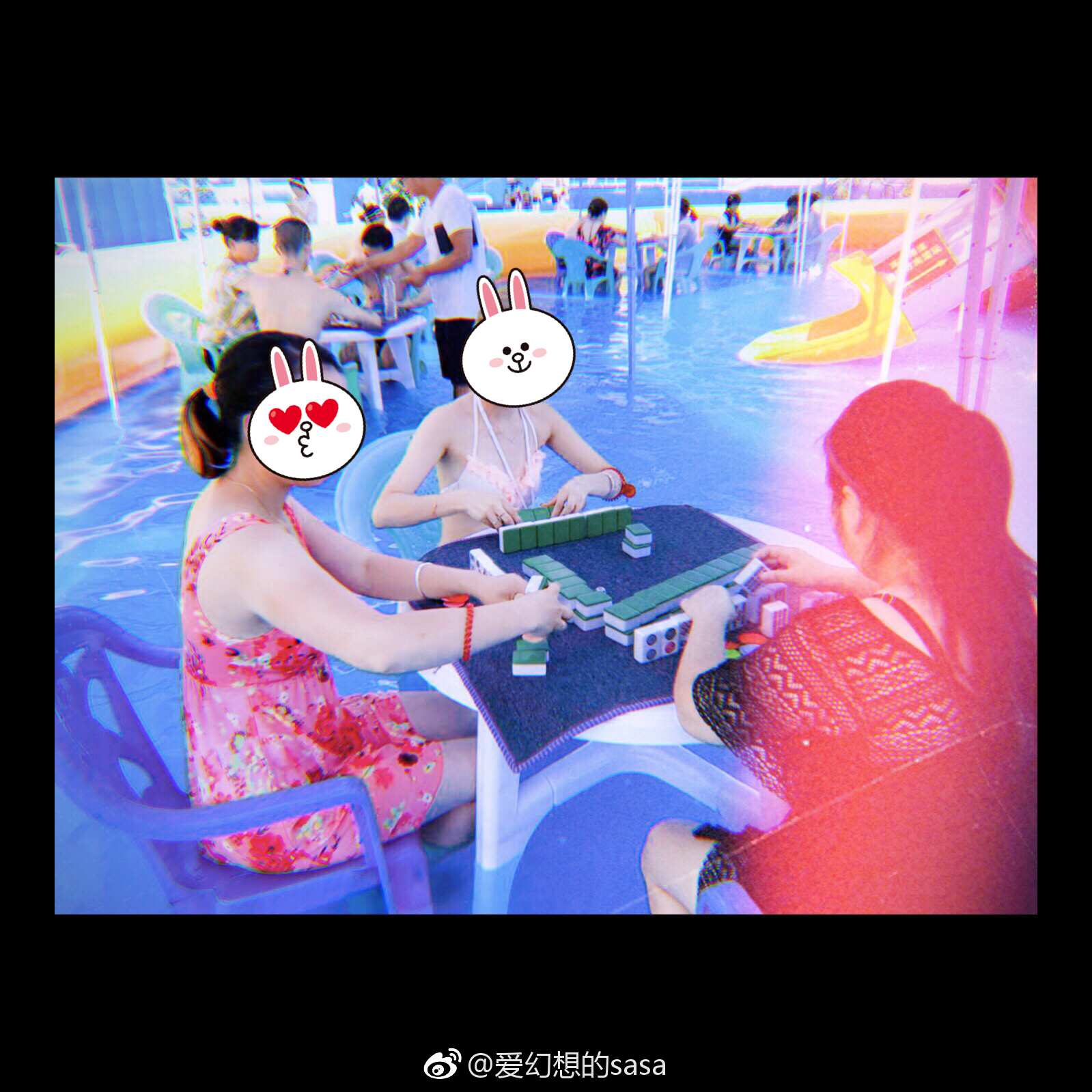 对抗夏日高温水上麻将在自贡开打