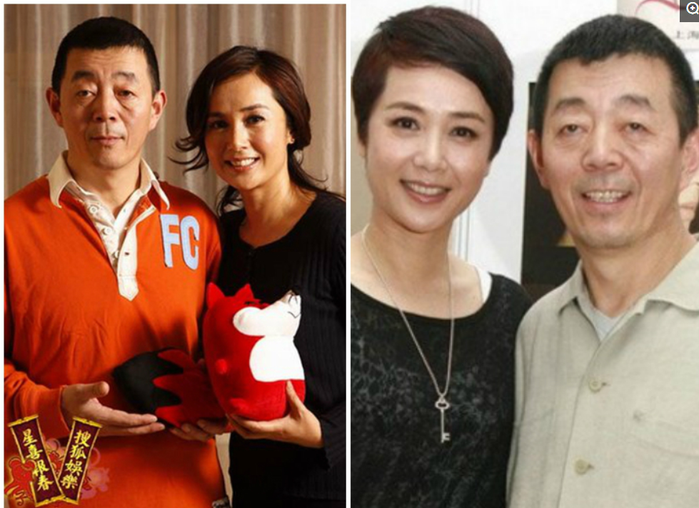 蒋雯丽一家机场近照曝光丑老公憔悴沧桑似大爷瘦高儿子很像他
