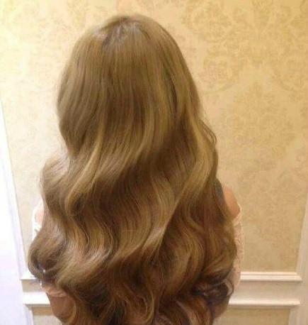 水波纹大卷发,待长发及腰了就去烫一个吧