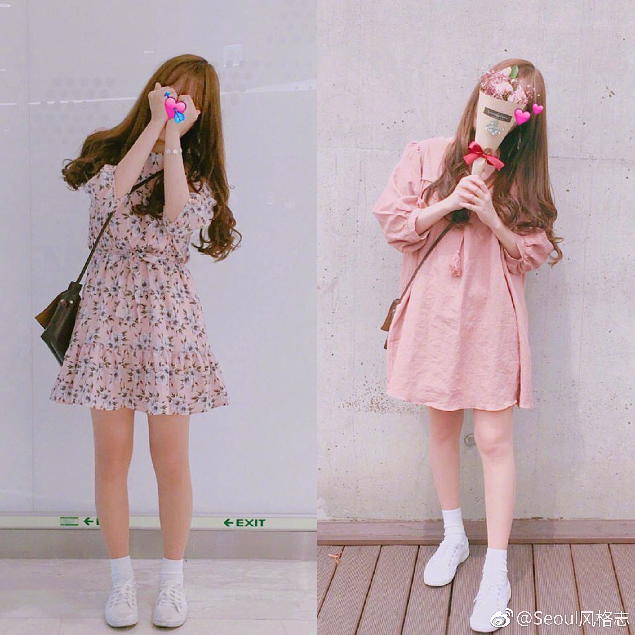 轻甜粉嫩少女系服装搭配.