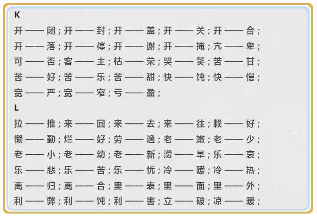 凌乱的反义词是什么 标准答案