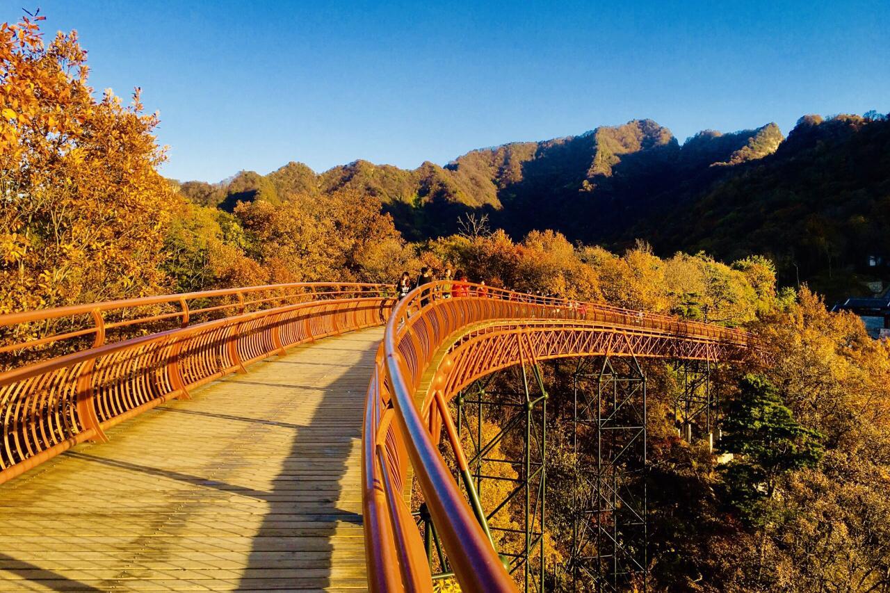 陕西省 渭南市 少华山国家森林公园 金秋美景