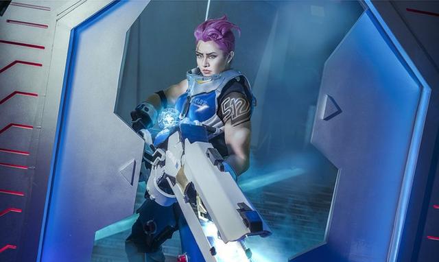 科技质感!《守望先锋》查莉娅,黑影cos帅得深得我心!