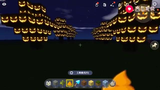 迷你世界飞龙解说 一分钟教你种出南瓜灯路灯 太简单了