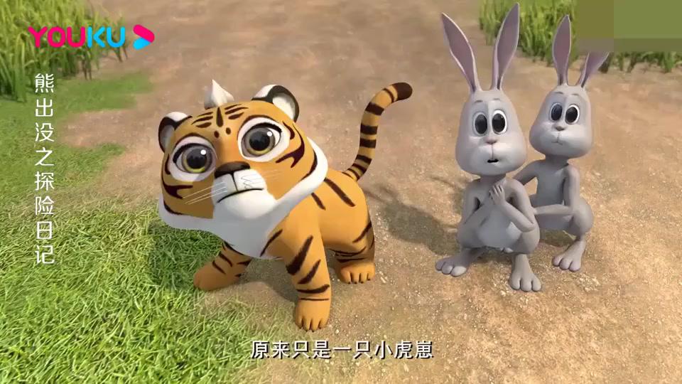 熊出没:赵琳发现小虎崽和虎妞小时候很像,特别是头上那撮白毛!