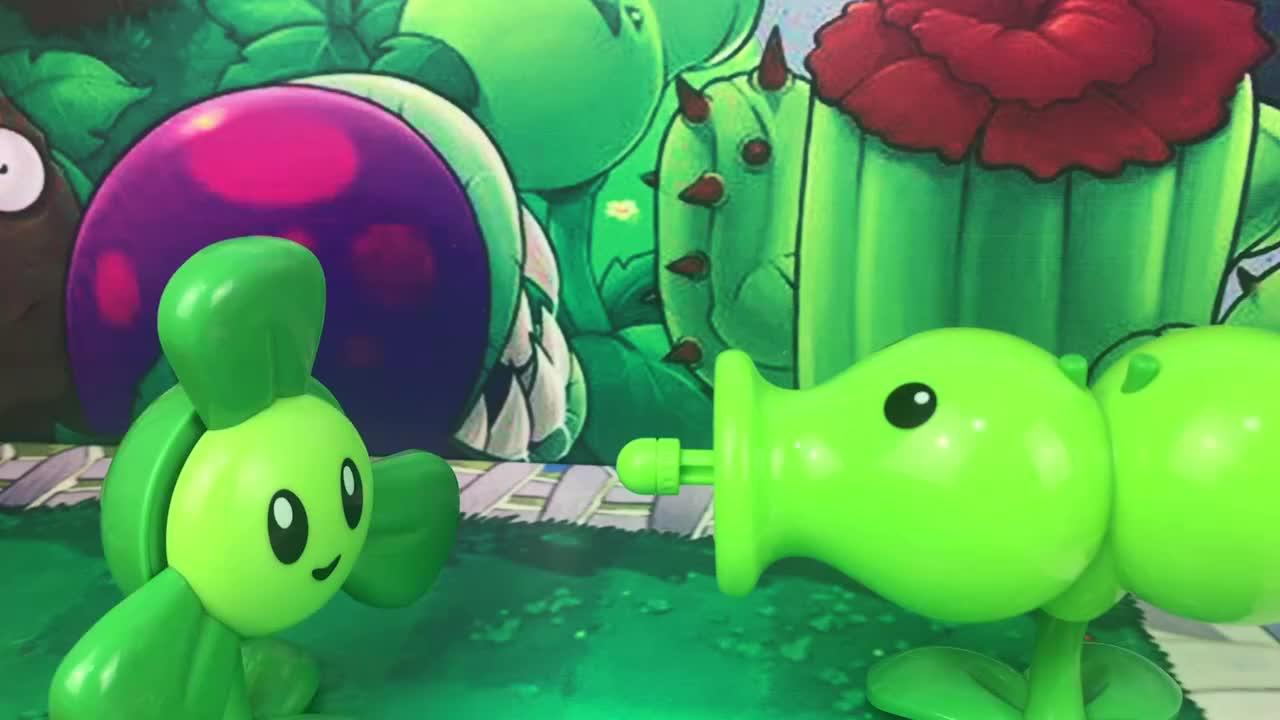 植物大战僵尸2 火焰豌豆射手威力很强