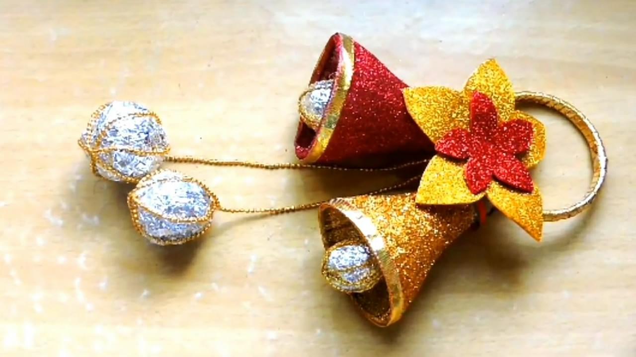 不用花钱也能装饰房间,用塑料瓶制作铃铛挂件,非常漂亮!