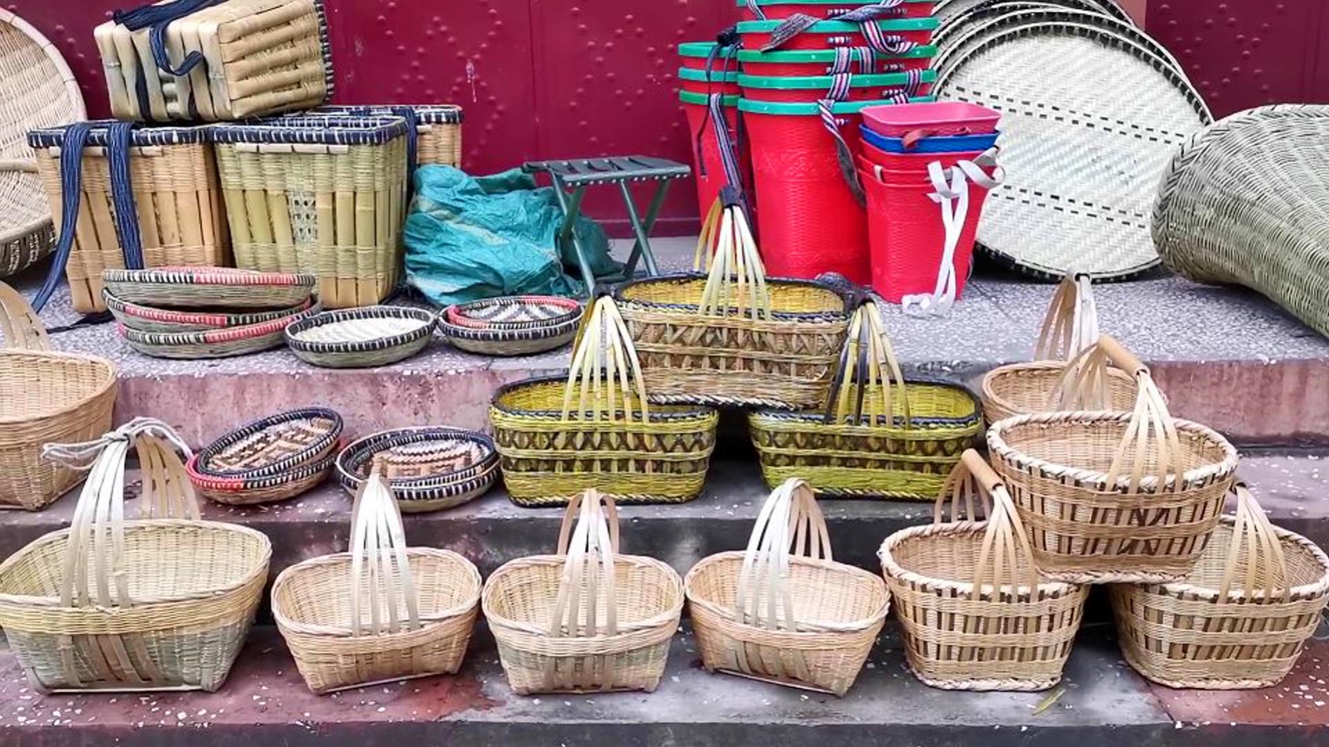 农村传统手工竹制品,精美又实用,会这门手艺的人越来越少了