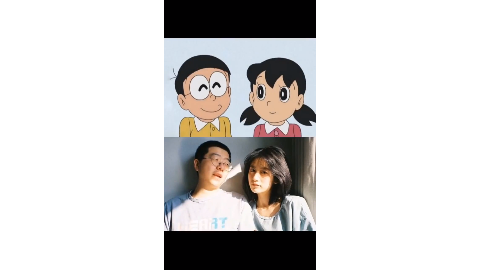 李诞和媳妇好像大熊和静香的真人版