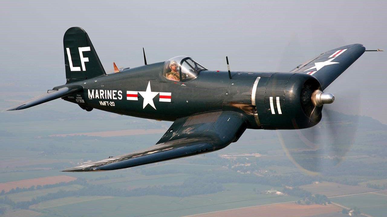 美军f4u"海盗"战斗机,在高速俯冲中,翼根进气口发出的声音!