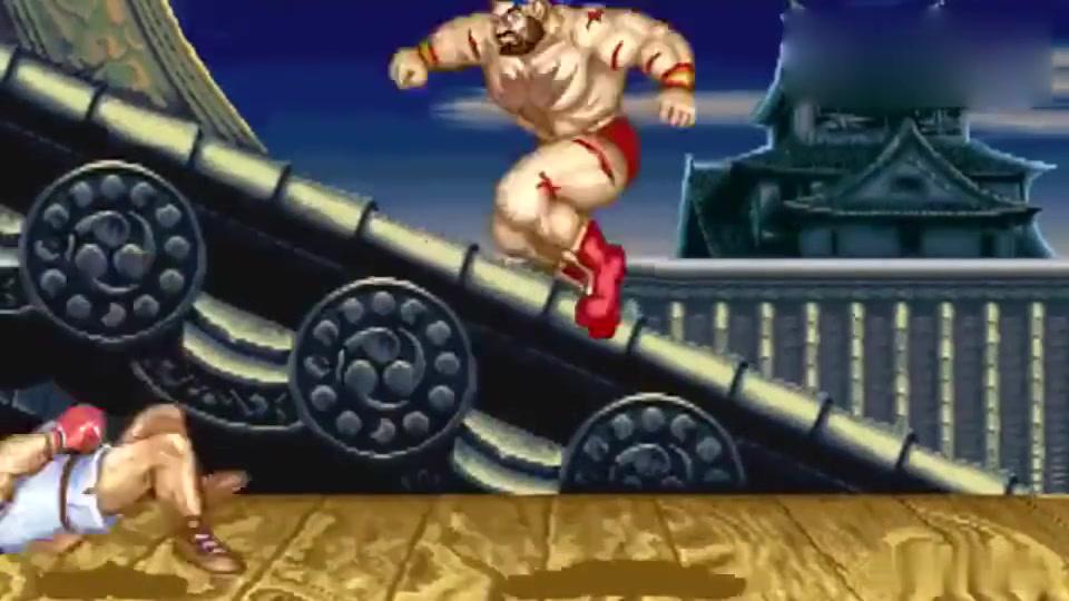 街霸2:当小苏联祭出大力士,就没有其他玩家什么事了