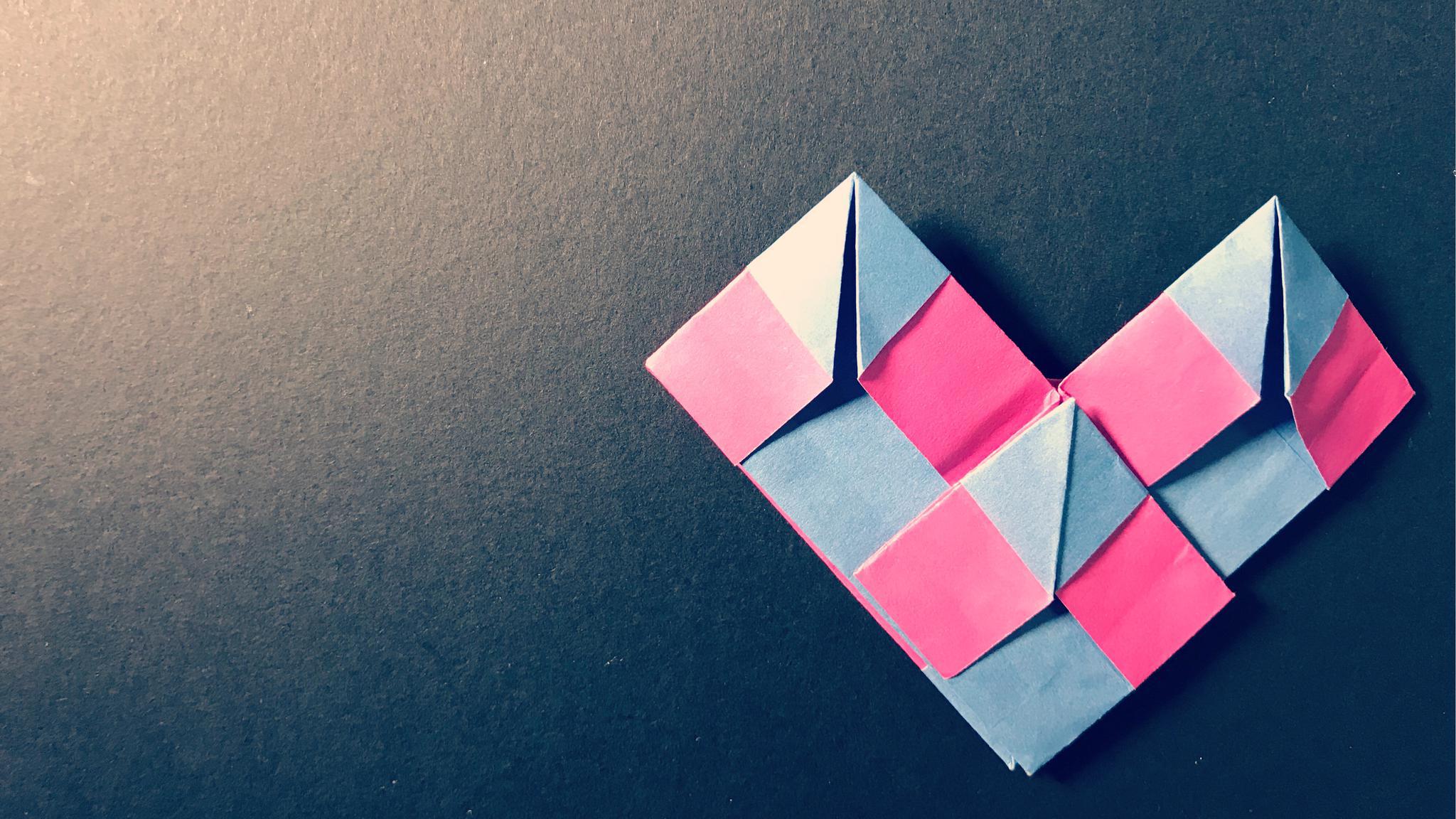 圣诞节将至,是否在酝酿着一场表白,九宫格爱心折纸了解一波