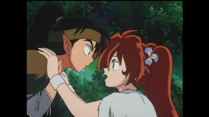 钢牙一边防着未婚妻不管一边对戈薇暧昧犬夜叉终于出手了