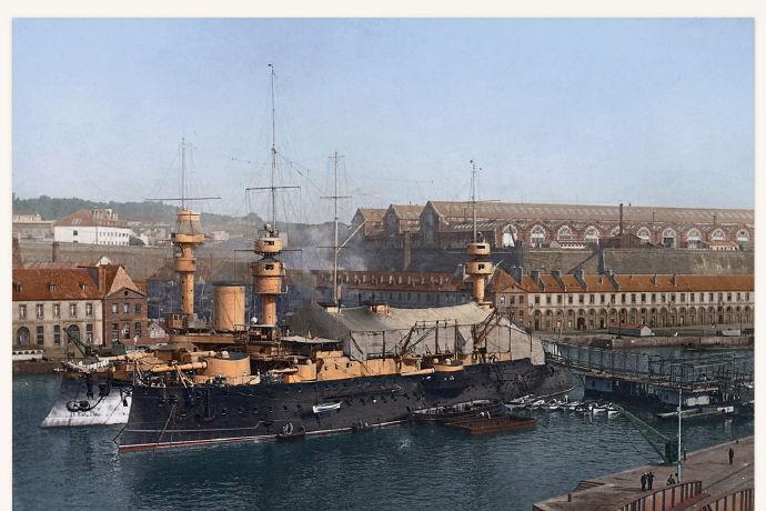 蒸汽朋克风格的法国前无畏舰——"若雷吉贝里"号战列舰_高清图集_新浪