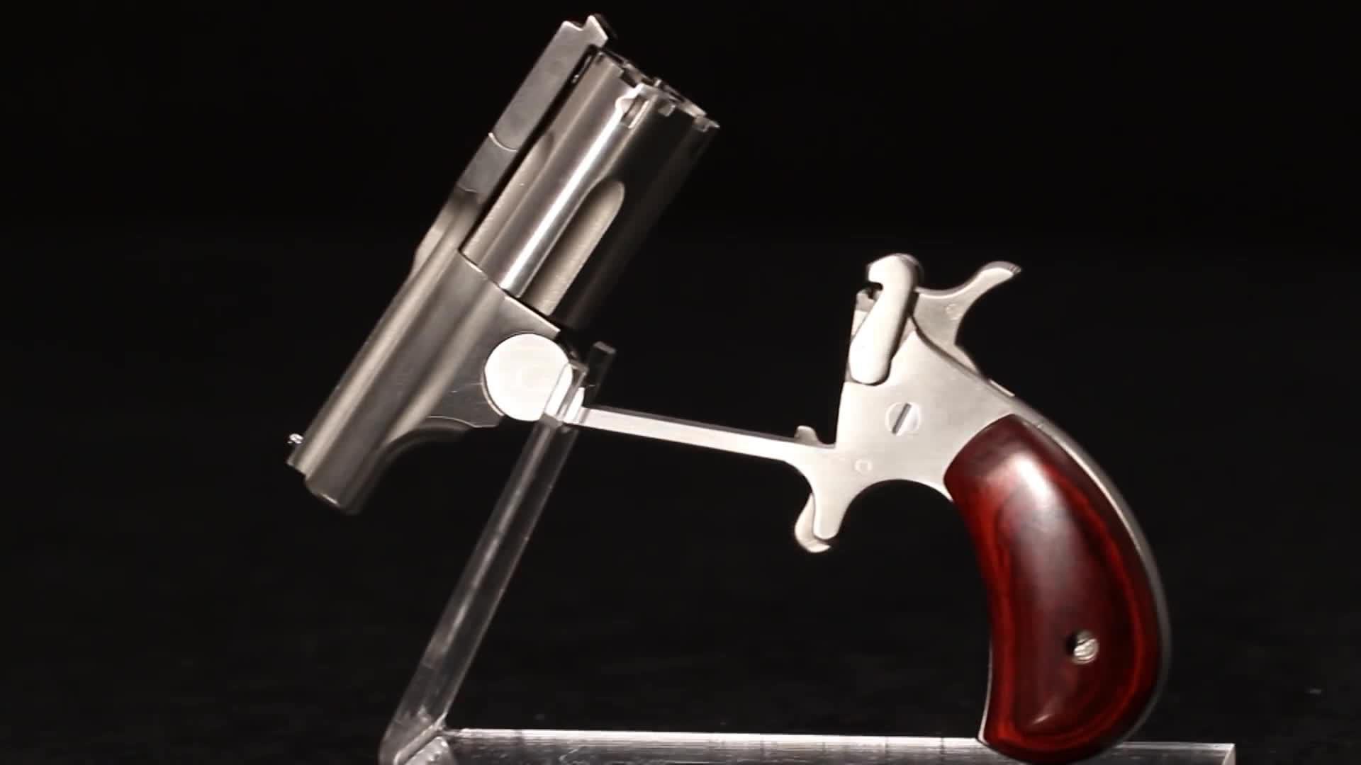 超有型的迷你左轮手枪,威力适中小巧轻便 便于携带