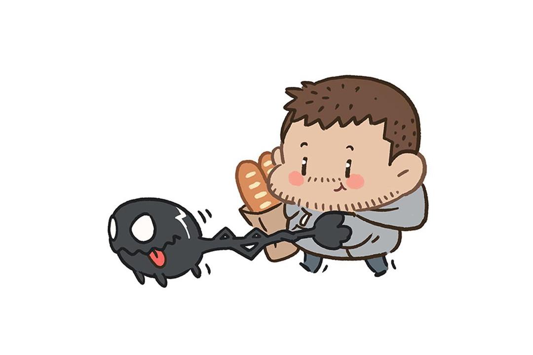 手机高清壁纸,白色简约动漫,扎心情感短句