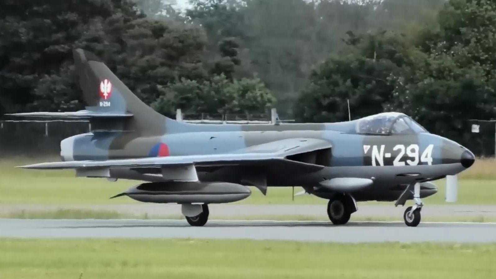 霍克猎人二战后喷气式战机中的佼佼者现在很少见了