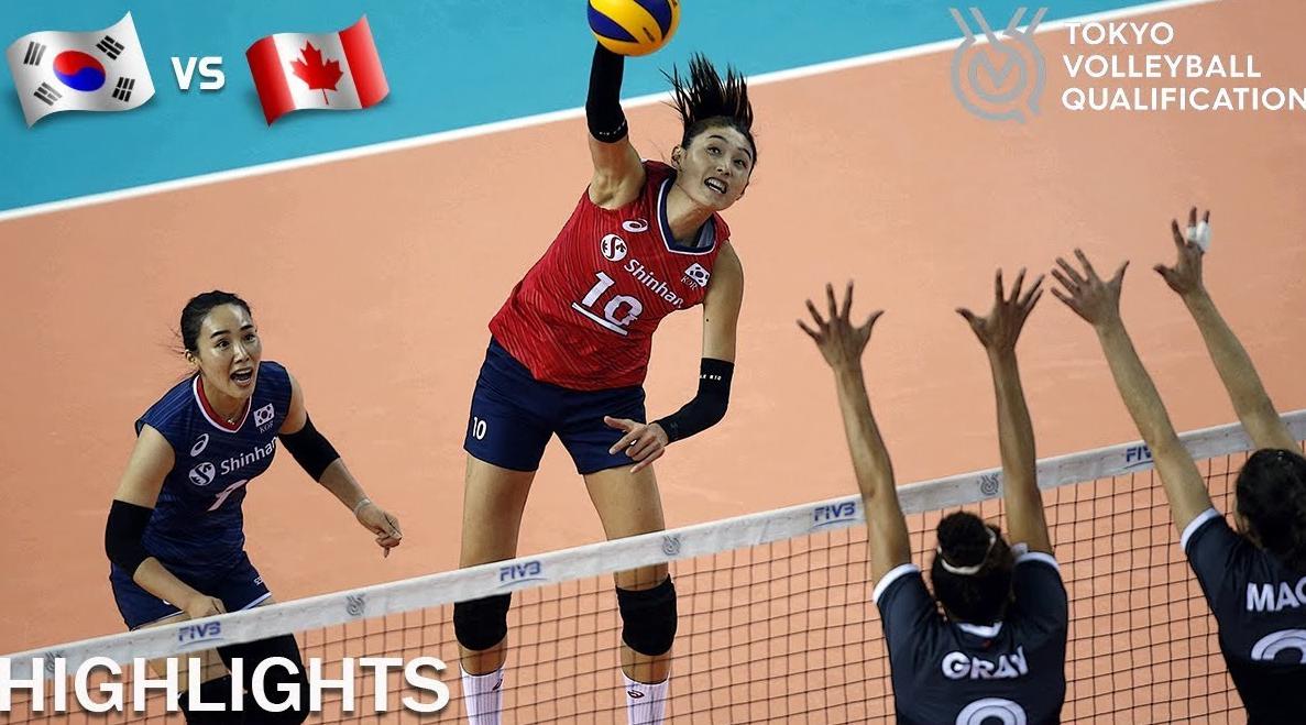 金延璟37分!东奥女排资格赛首战韩国3:1加拿大hl