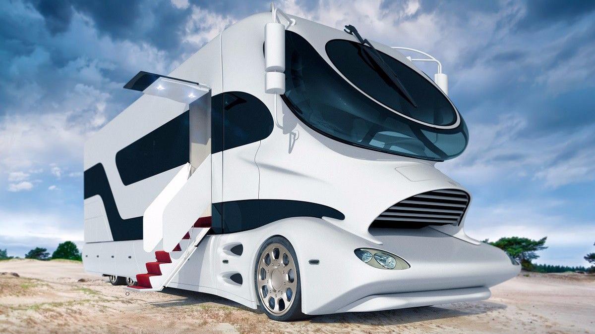 价值300万美元的豪华房车犹如一个移动宫殿车顶还有阳台