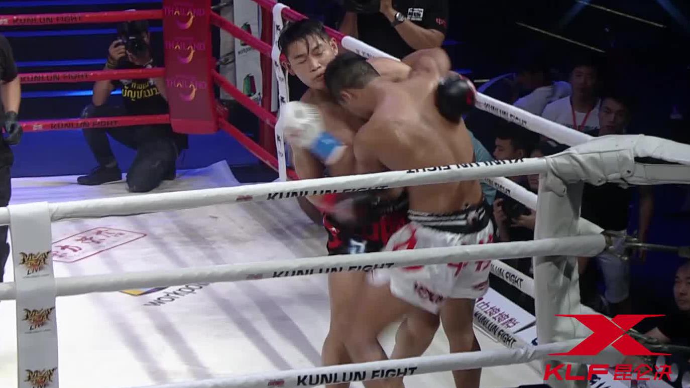 苏波邦连续顶膝tko郑召玉,疼痛难忍倒地不起