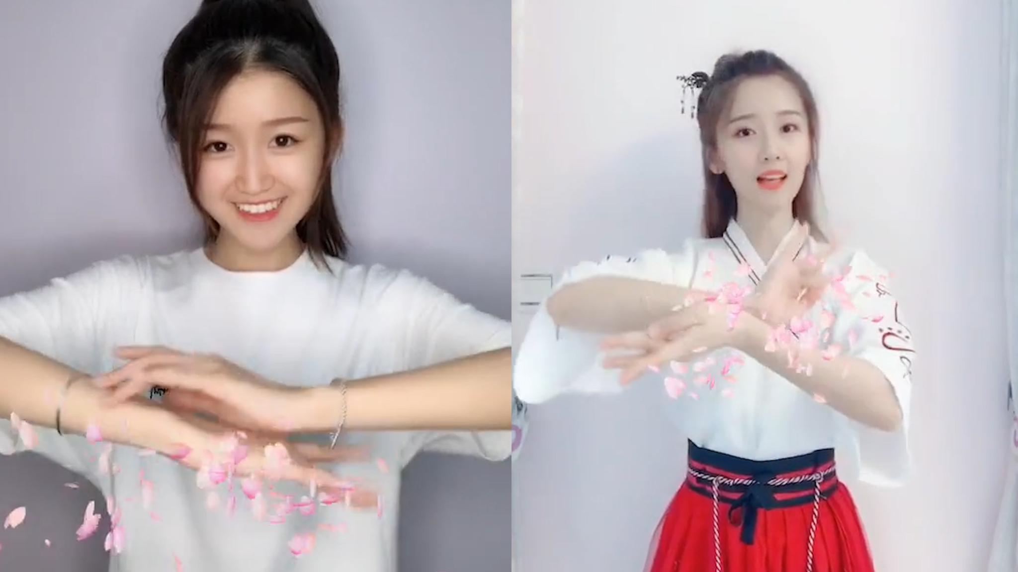 最近"风花雪月"手势舞刷爆抖音,画面巨洗脑,引大批网友跟风