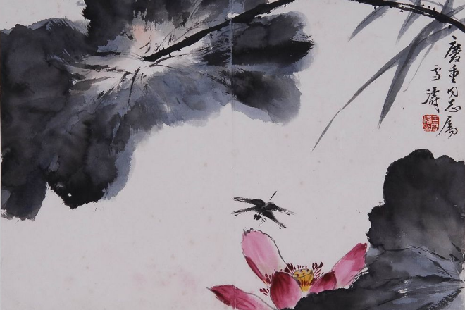 国画里面的“墨水”真得深-破墨法与积墨法|墨法|墨色|笔触|华滋|染法_新浪新闻