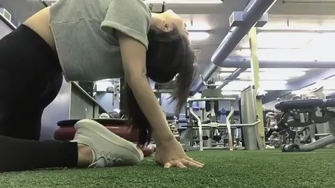 韩国美女bygracekim健身美拍2