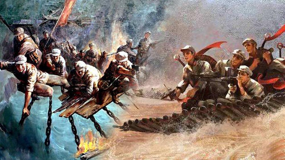 红军长征时,强渡大渡河和飞夺泸定桥,两次战斗有什么区别