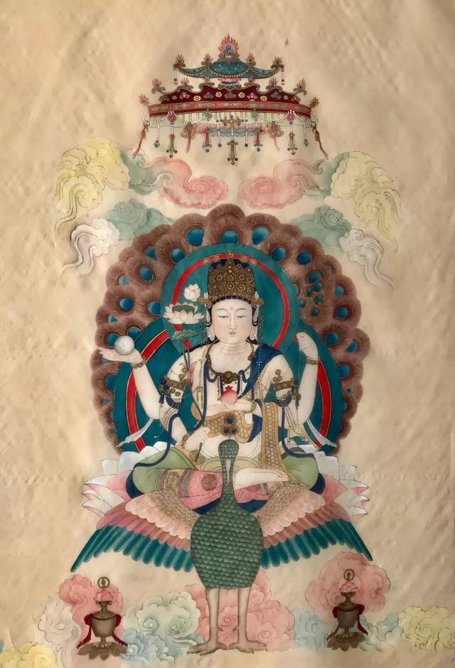 绢帛绘梵相,虔心妙吉祥|荆山|翰墨传承|菩萨_新浪新闻