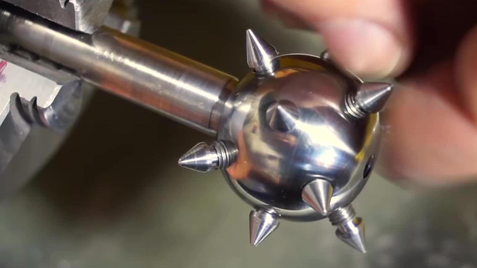 古兵器狼牙锤,古时候这算是重兵器了吧