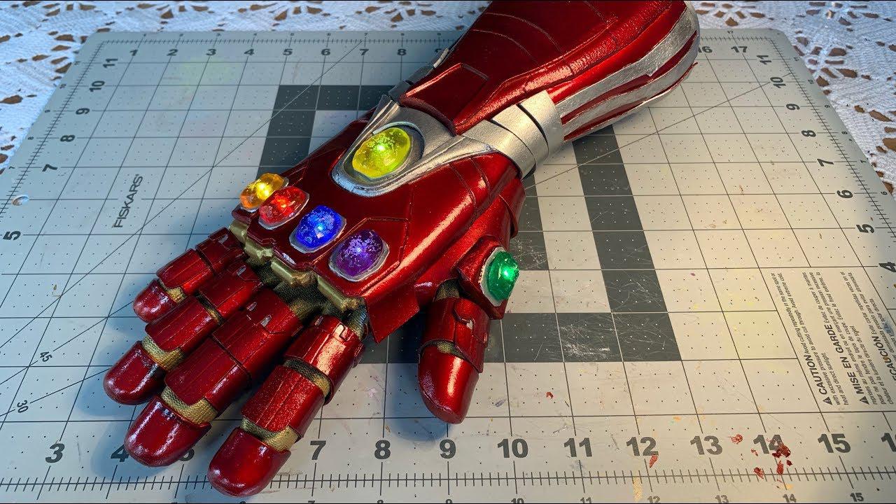 牛人自制钢铁侠无限手套动手能力太强了