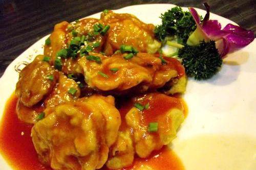 茄汁藕盒,口感酸甜脆爽,独特的味道,非常值得一试!