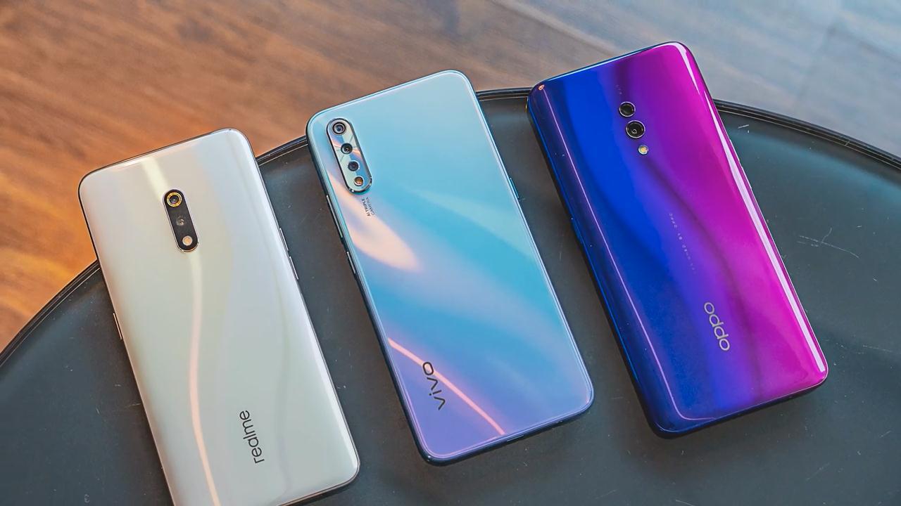 realmex与vivos1及oppok3拍照效果对比