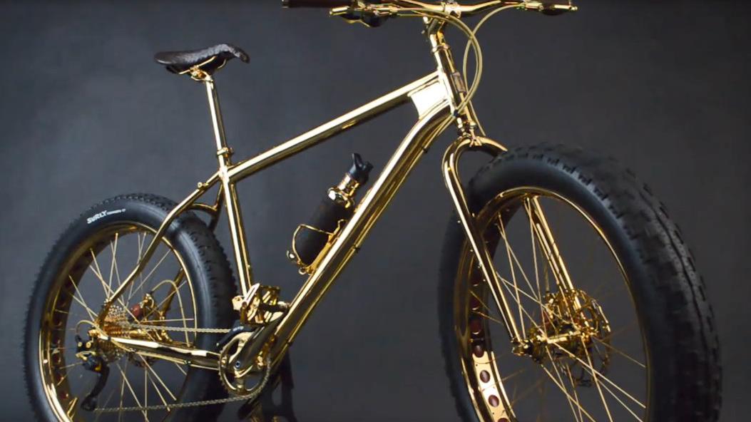 镀有24k黄金的自行车售价高达600万全球仅有13辆