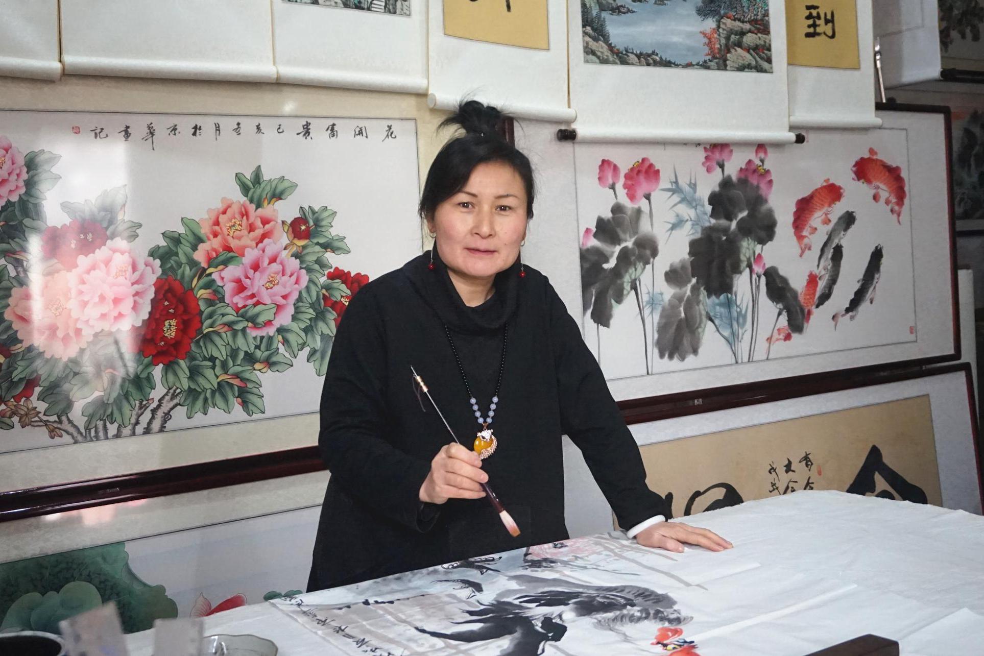 王洪莉作品欣赏|书画家|滕州市|会员_新浪新闻