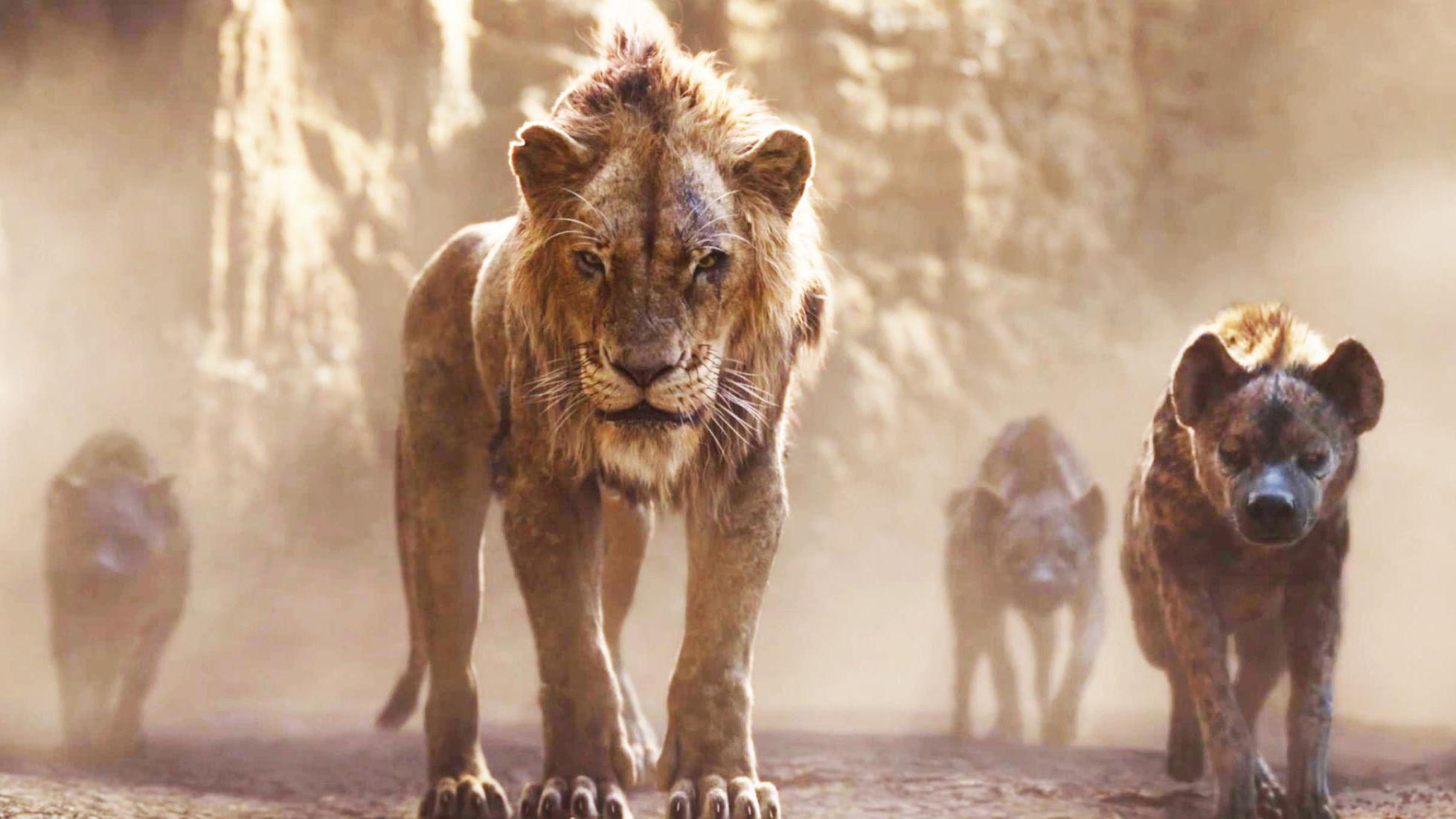 真人版《狮子王》正式预告,鹏鹏,丁满,刀疤全亮相!