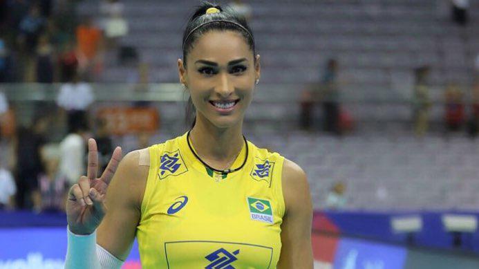 幻灭啊!巴西女排第一美人杰奎琳的声线如何?