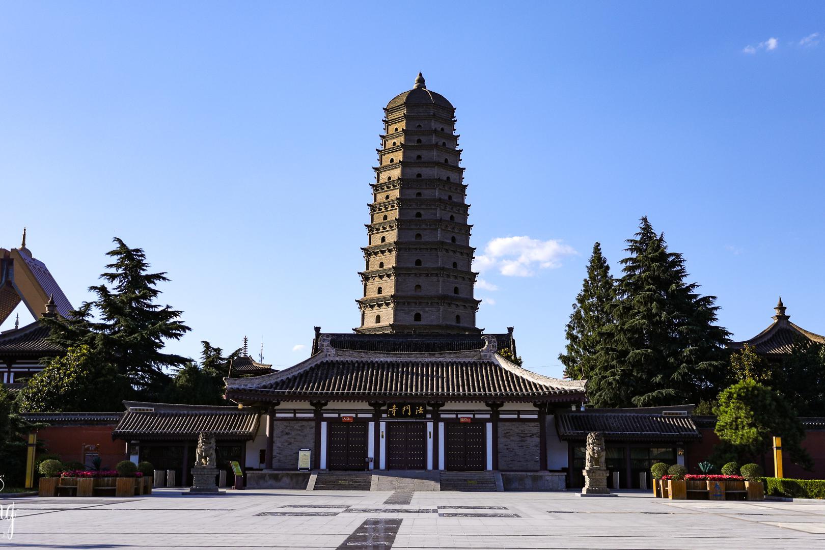 唐代皇家寺庙法门寺,拥有最大佛塔地宫,也是国家5a级旅游景区