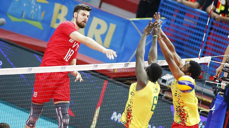 国际男排十大弹跳狂人精彩合辑!
