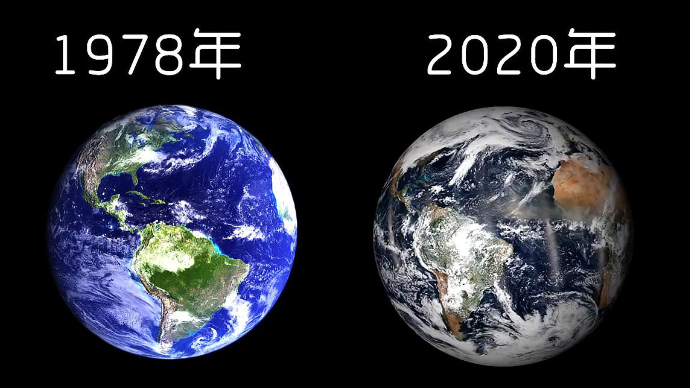 地球早已不是蔚蓝色的了,看到最新卫星图,这还是我们的家园吗